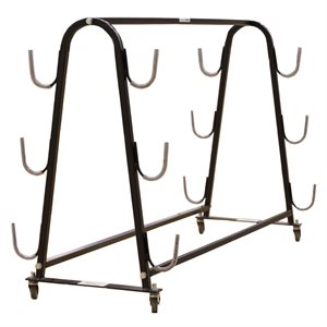 Storage Cart with Wheels for Badminton Posts