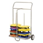 Storage cart for scooters and cones