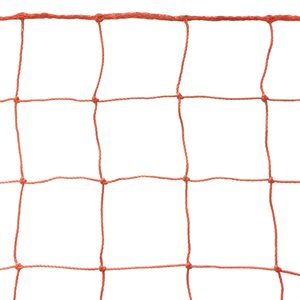 Pair of Orange Nets for Senior Soccer Goals, 2 mm, 8' x 24' x 4' x 10'