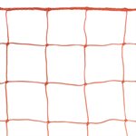 Pair of Orange Nets for Senior Soccer Goals, 4 mm, 8' x 24' x 4' x 10'