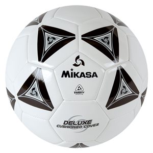 Black Mikasa® «Varsity Series» Cushioned Soccer Ball