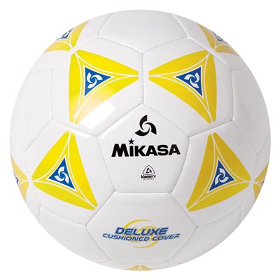 Yellow Mikasa® «Varsity Series» Cushioned Soccer Ball