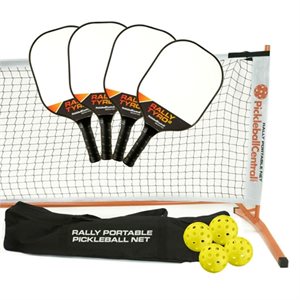 PickleBallCentral® «Rally Tyro 2» Portable Pickleball Complete Set, 22' (6.7 m)