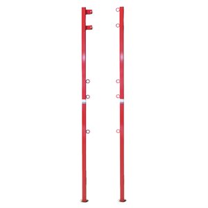 Pair of Steel Volleyball Posts of 1.9" (4.8 cm)