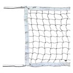 Filet de volleyball de club de 9,75 m (32') blanc, avec cable en nylon de 12 m (40')