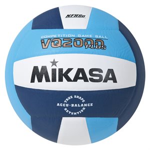 Navy, Sky Blue and White Mikasa® «VQ2000 Series» Composite Competition Volleyball