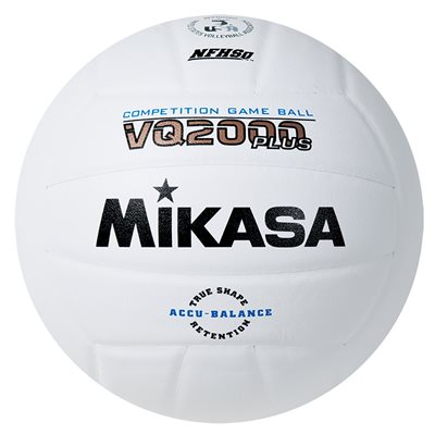 White Mikasa® «VQ2000 Series» Composite Competition Volleyball