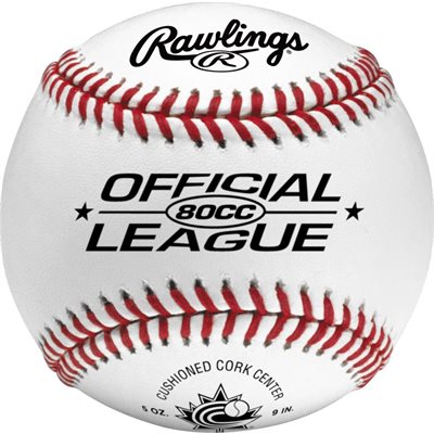 Rawlings® «Official League» Leather Baseball, 9" (23 cm)