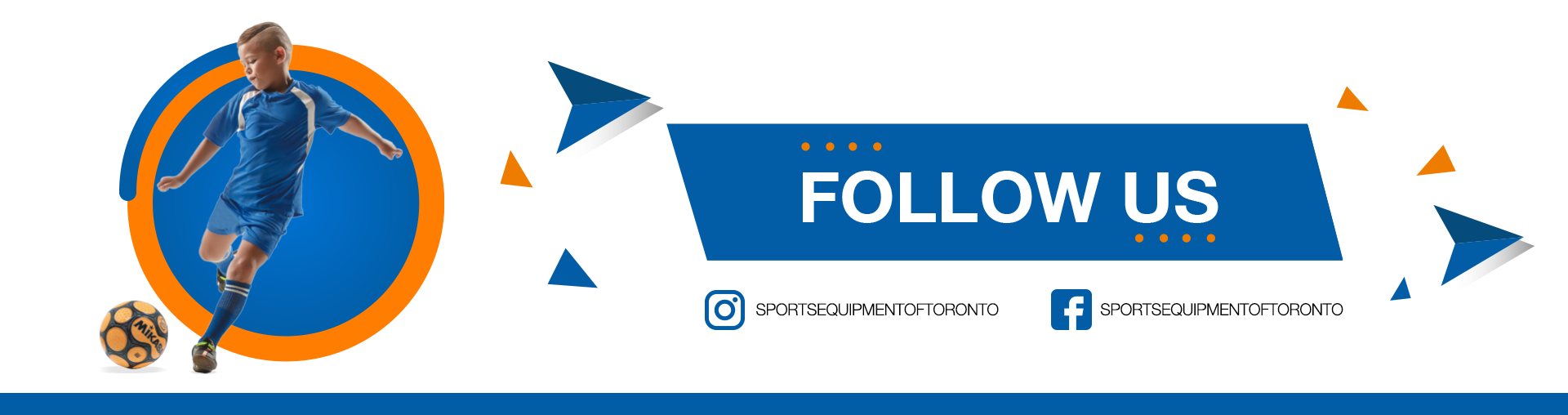 Follow Us - Sports Equipment of Toronto